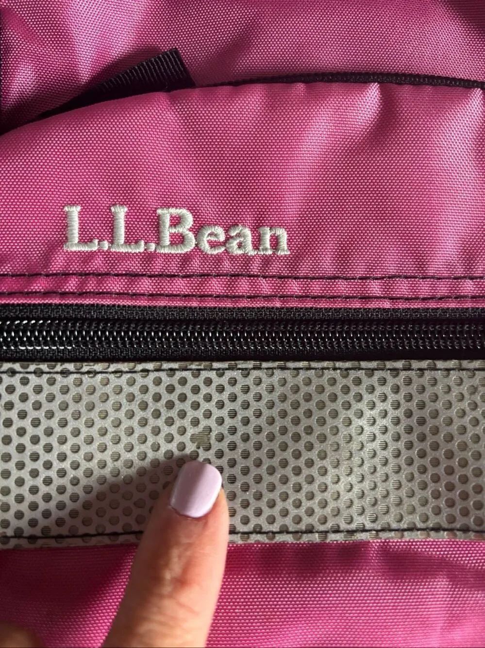 L.L. Bean, small pink backpack - Picture 2 of 9